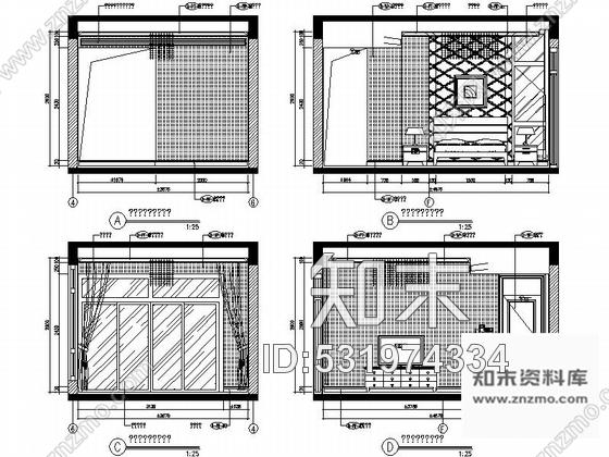 施工图成都经典豪华三层别墅样板间室内装修图含方案文本cad施工图下载【ID:531974334】