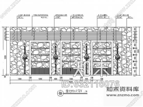 施工图四川法式雅致咖啡会所室内装饰装修图含效果cad施工图下载【ID:632110076】