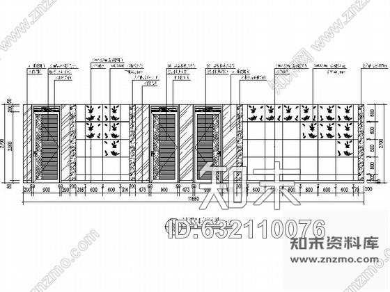 施工图四川法式雅致咖啡会所室内装饰装修图含效果cad施工图下载【ID:632110076】
