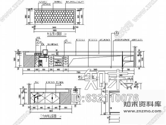 施工图四川法式雅致咖啡会所室内装饰装修图含效果cad施工图下载【ID:632110076】