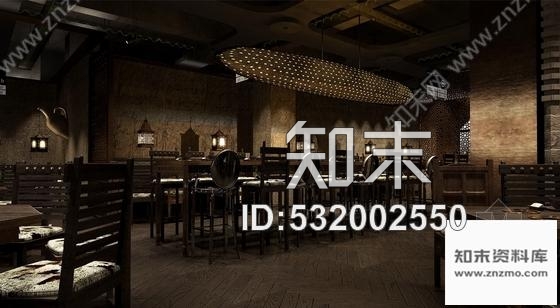 施工图北京某特色中式餐厅装修施工图含方案cad施工图下载【ID:532002550】