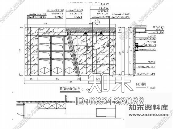 施工图厦门现代高档量贩式KTV超市室内装修施工图cad施工图下载【ID:632123088】