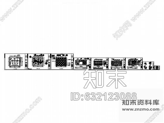 施工图厦门现代高档量贩式KTV超市室内装修施工图cad施工图下载【ID:632123088】