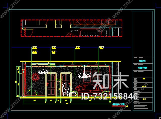 某欧式别墅的整套详细施工图目、平、立、大样图施工图下载【ID:732156846】