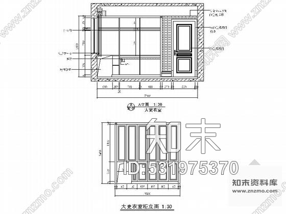 施工图原创精品高级简欧风格两层别墅室内设计装修施工图图纸全面力荐！施工图下载【ID:531975370】