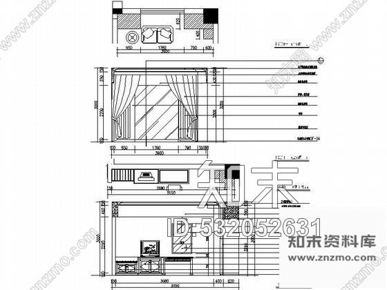 施工图武汉某六层大酒店室内装修图cad施工图下载【ID:532052631】