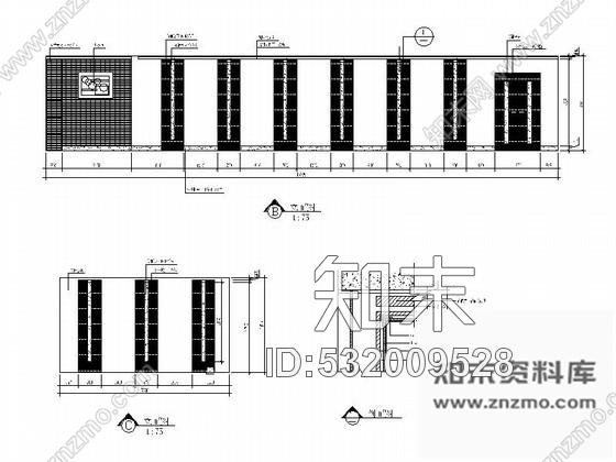 施工图上海西餐厅室内装修图cad施工图下载【ID:532009528】