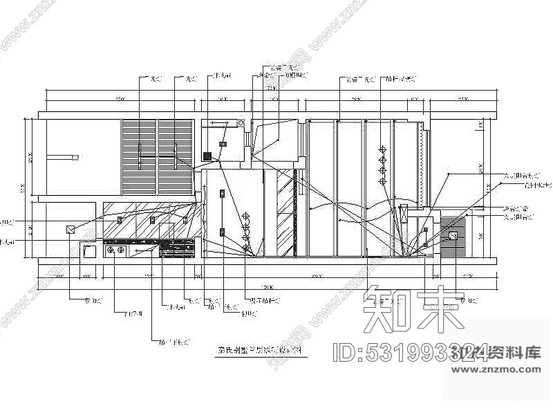 施工图现代风格双层别墅装修图(含效果)cad施工图下载【ID:531993324】