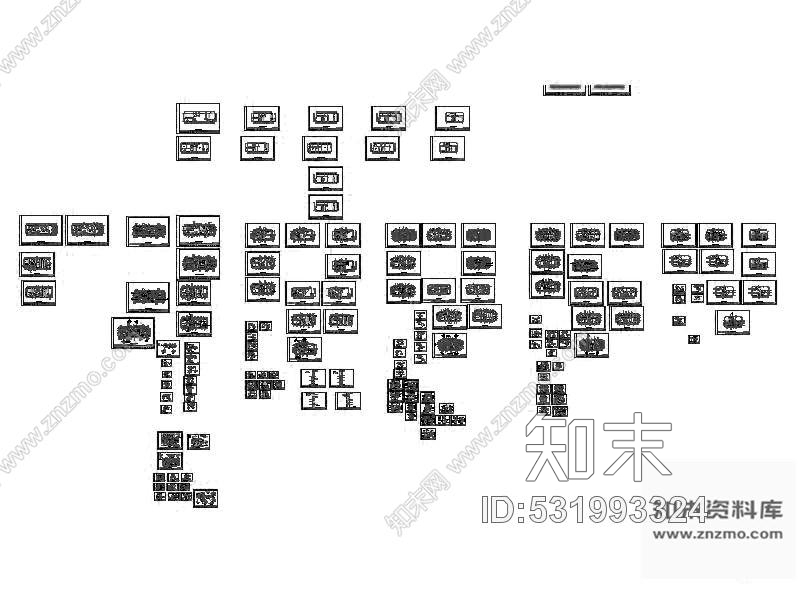 施工图现代风格双层别墅装修图(含效果)cad施工图下载【ID:531993324】