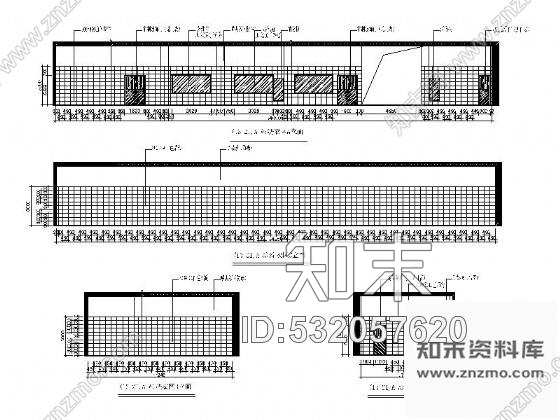 施工图某国际大酒店局部室内装修图cad施工图下载【ID:532057620】