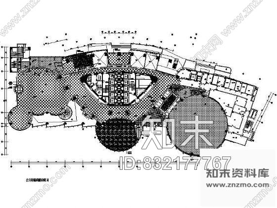 图块/节点花园酒店一层平面设计图施工图下载【ID:832177767】