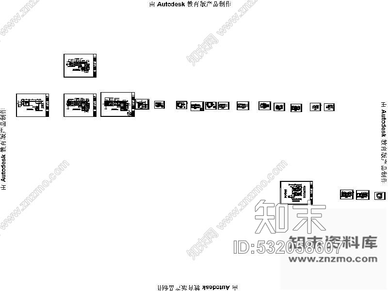 施工图某酒店入户大厅室内装修图施工图下载【ID:532058607】