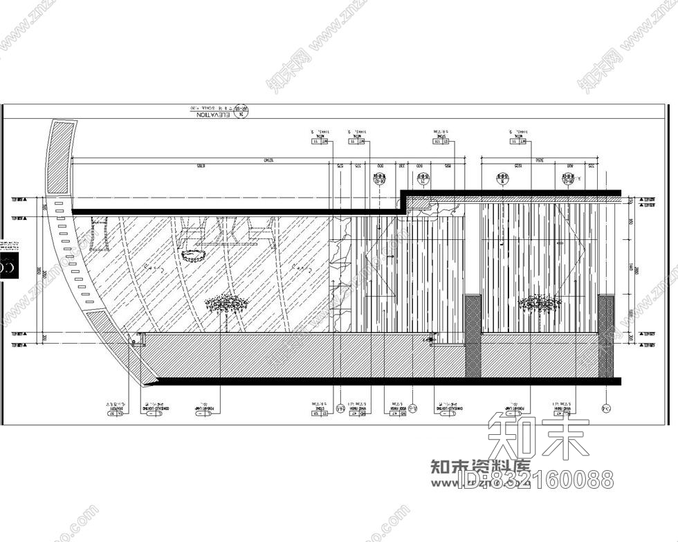 某高端意大利西餐厅施工图室内装修全套图纸cad施工图下载【ID:832160088】