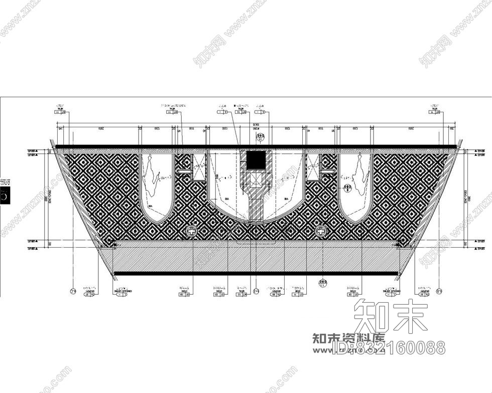 某高端意大利西餐厅施工图室内装修全套图纸cad施工图下载【ID:832160088】