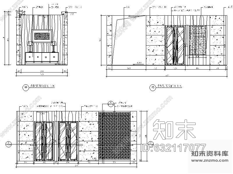 施工图杭州某四星级酒店桑拿部装修图cad施工图下载【ID:632117077】