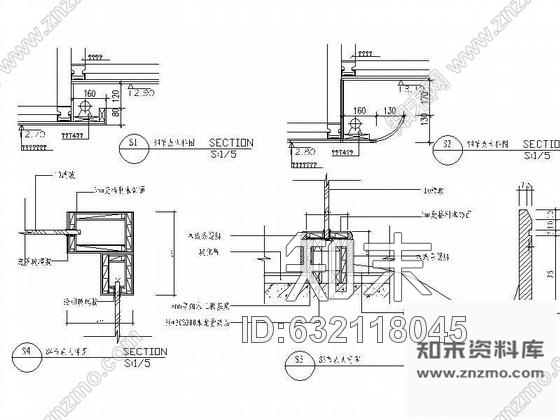 施工图800平米高档足浴局部装修图cad施工图下载【ID:632118045】