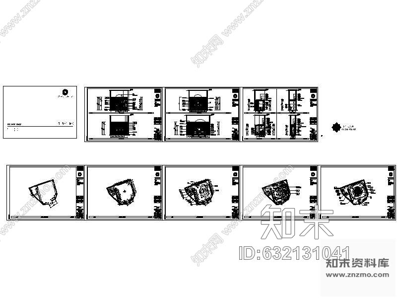 施工图标准KTV包房装修图cad施工图下载【ID:632131041】