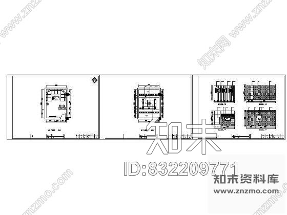 图块/节点18㎡娱乐包房立面图cad施工图下载【ID:832209771】