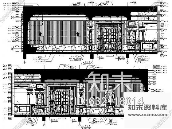 施工图上海某别墅会所室内施工图cad施工图下载【ID:632118014】