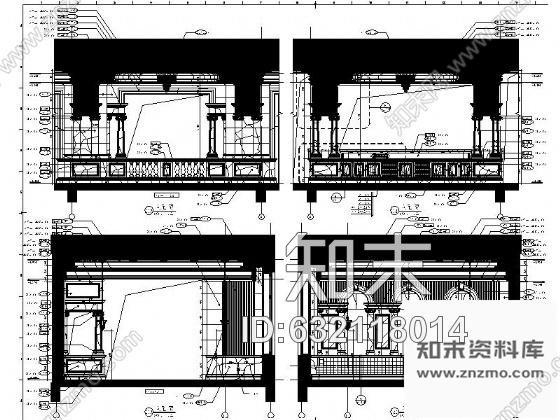 施工图上海某别墅会所室内施工图cad施工图下载【ID:632118014】