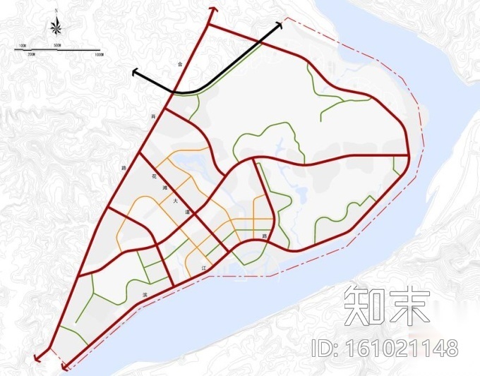 重庆合川花滩生态片区规划景观设计施工图下载