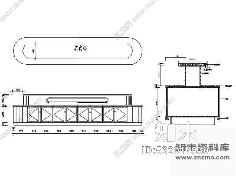 施工图盐城某茶馆装修图cad施工图下载【ID:532017539】