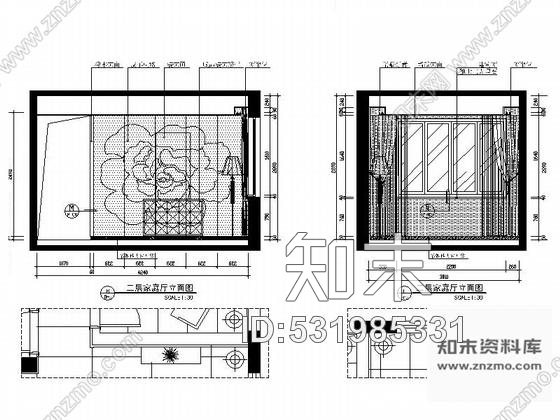 施工图深圳名师设计现代风格三层别墅CAD装修图含效果cad施工图下载【ID:531985331】