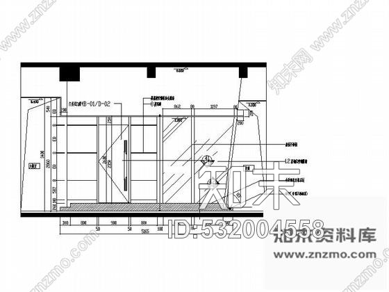 施工图某会所大餐厅设计装修图cad施工图下载【ID:532004558】