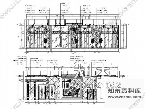 施工图福建某休闲娱乐会所装修图cad施工图下载【ID:632121042】