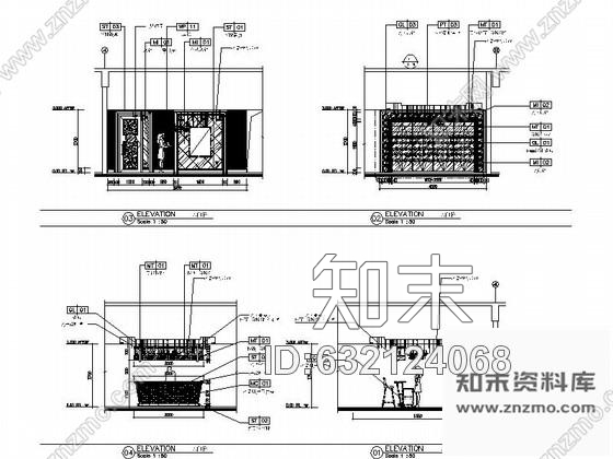 施工图保定现代化集团型企业高档商务会所KTV室内装修施工图cad施工图下载【ID:632124068】