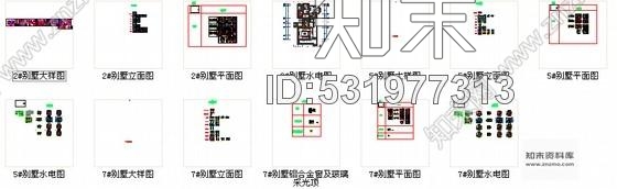 施工图浙江精品三套两层欧式风格两层别墅室内装修施工图cad施工图下载【ID:531977313】