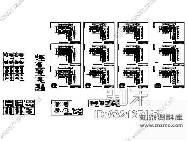 施工图小学四层主楼装修工程图施工图下载【ID:632137183】