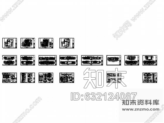 施工图精装豪华欧式风格KTV大厅设计室内装修图含效果cad施工图下载【ID:632124087】