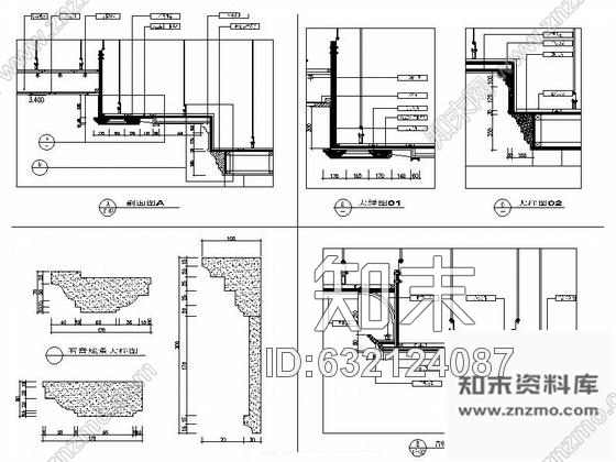 施工图精装豪华欧式风格KTV大厅设计室内装修图含效果cad施工图下载【ID:632124087】