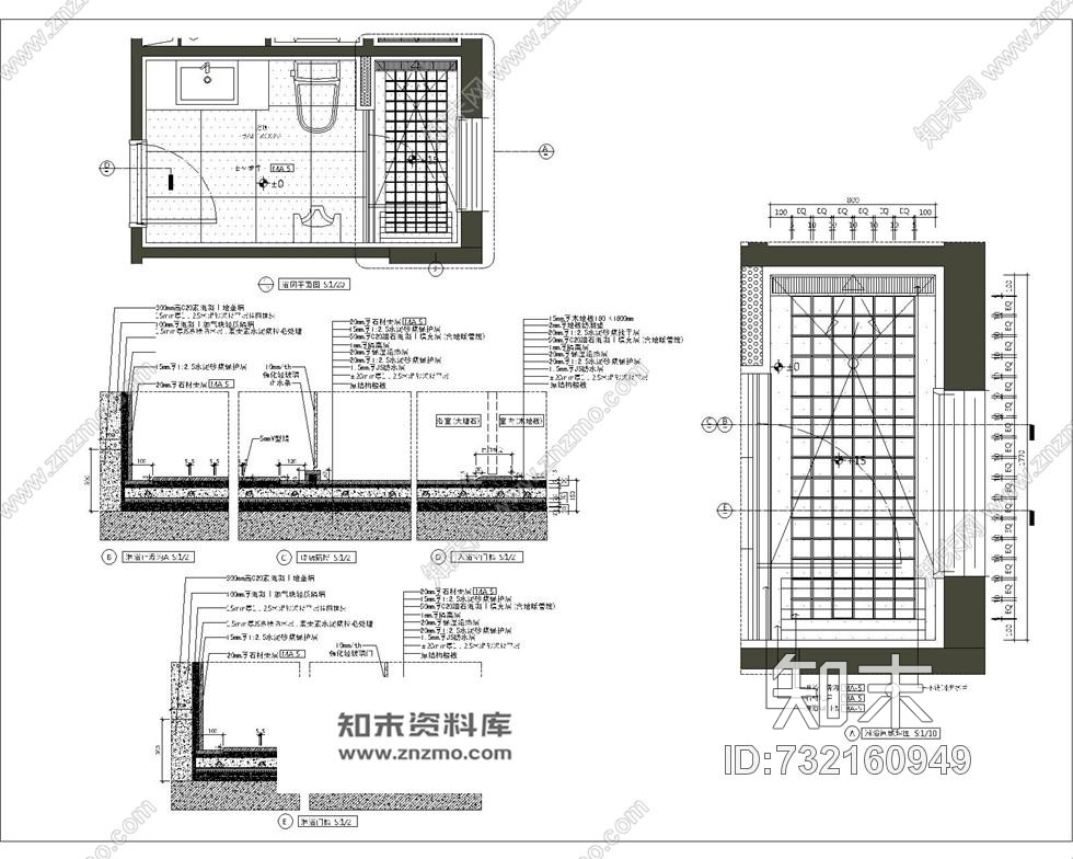 万柳书院精品样板房cad施工图合集梁建国cad施工图下载【ID:732160949】