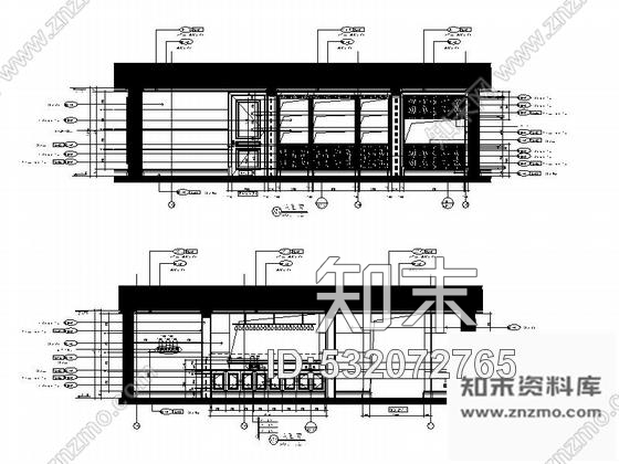 施工图杭州欧式风格售楼处室内装修图cad施工图下载【ID:532072765】