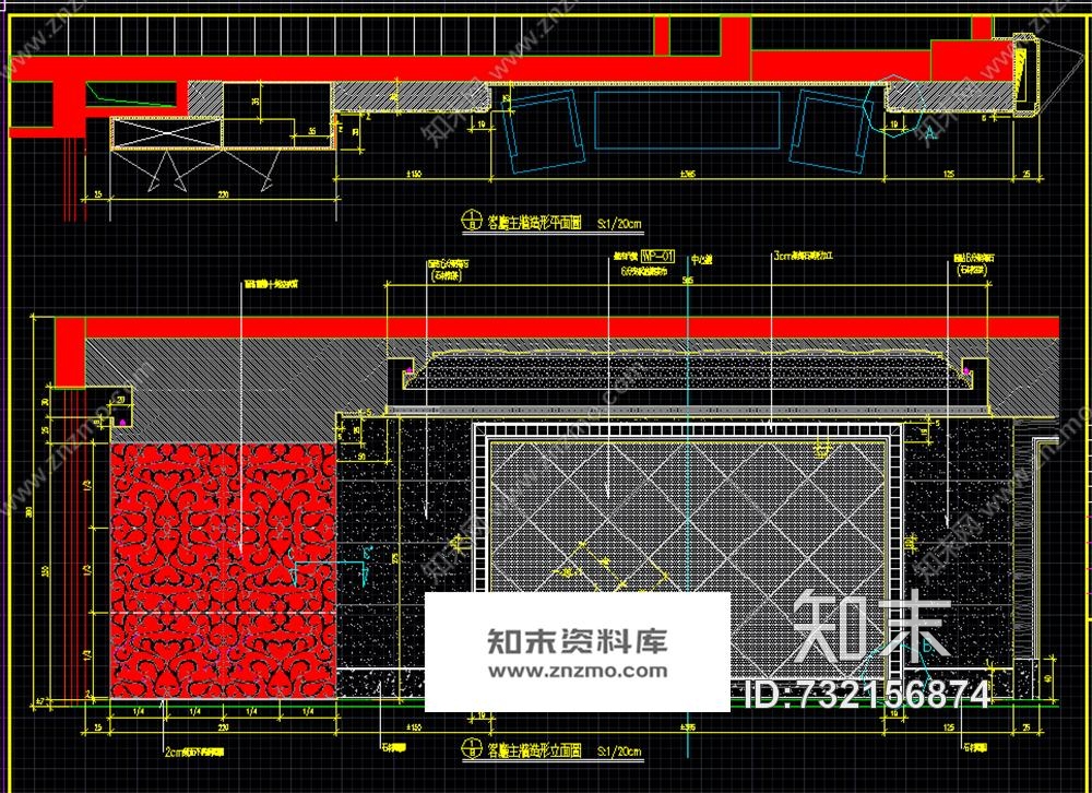 超详细的一套欧式新古典别墅全套CAD施工图cad施工图下载【ID:732156874】