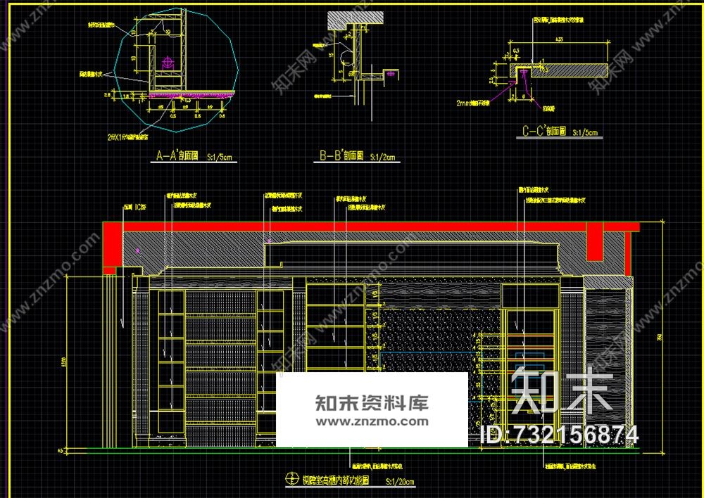 超详细的一套欧式新古典别墅全套CAD施工图cad施工图下载【ID:732156874】