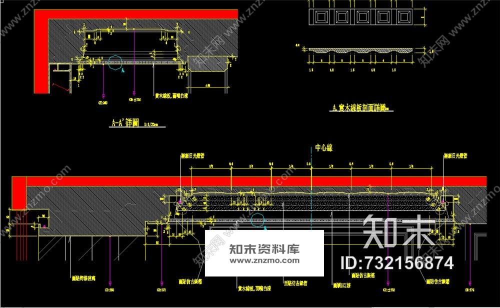 超详细的一套欧式新古典别墅全套CAD施工图cad施工图下载【ID:732156874】