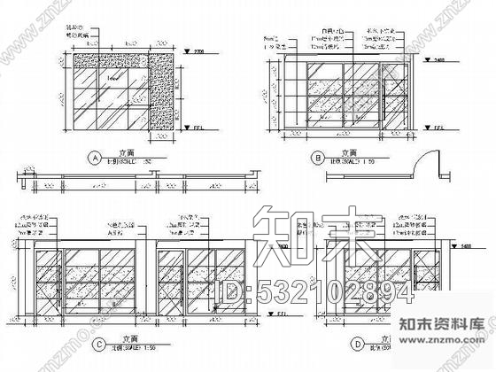 施工图办公空间装修方案图cad施工图下载【ID:532102894】