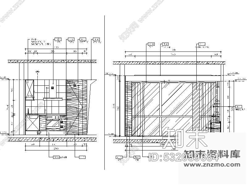 施工图中粮某大酒店装修图cad施工图下载【ID:532059684】