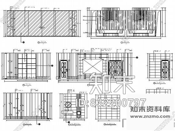 图块/节点酒吧时尚包间装修详图1cad施工图下载【ID:832200797】