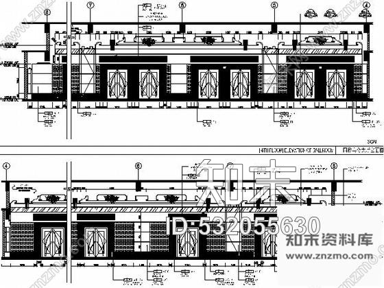 施工图喜来登大酒店宴会厅施工图cad施工图下载【ID:532055630】