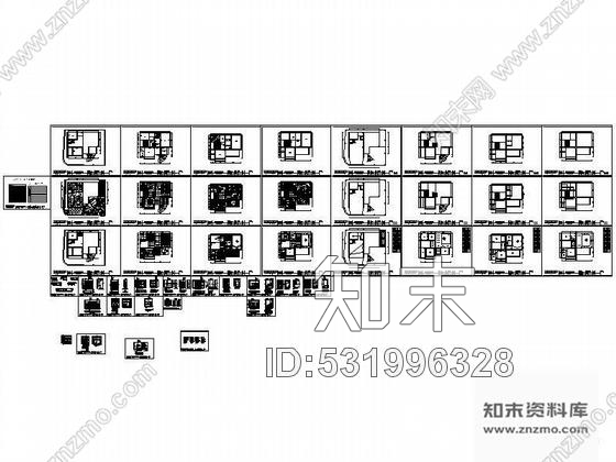 施工图广东四层别墅装修图方案cad施工图下载【ID:531996328】