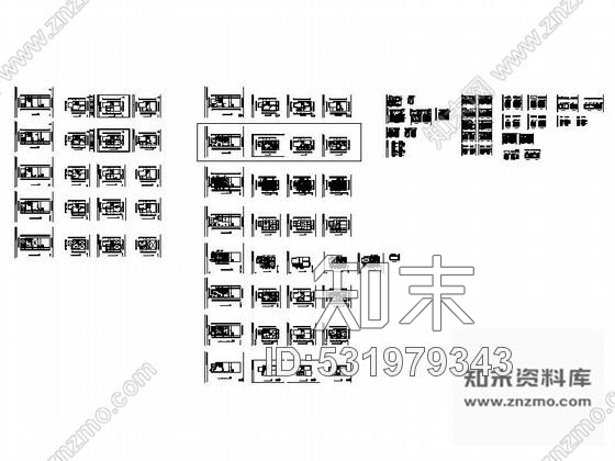 某三层别墅奢华设计全套装修图cad施工图下载【ID:531979343】