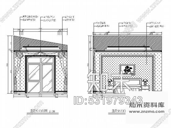 某三层别墅奢华设计全套装修图cad施工图下载【ID:531979343】