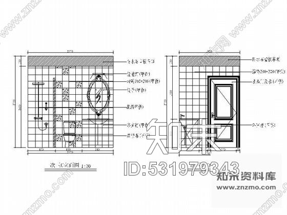 某三层别墅奢华设计全套装修图cad施工图下载【ID:531979343】