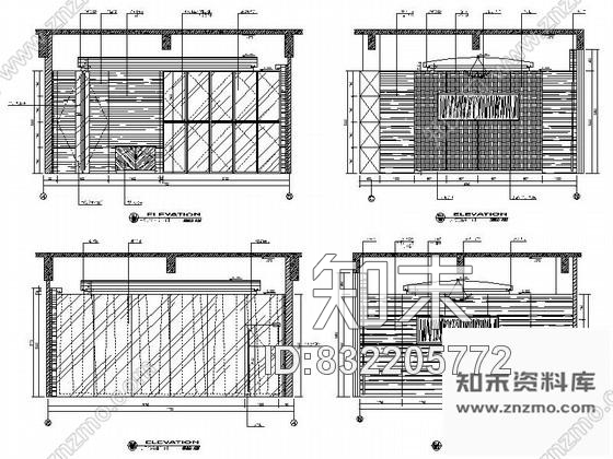 图块/节点贵宾接待室立面图施工图下载【ID:832205772】