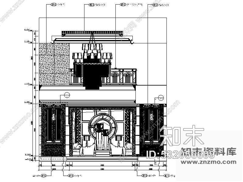 施工图成都某酒店大堂装修图含效果cad施工图下载【ID:532056609】