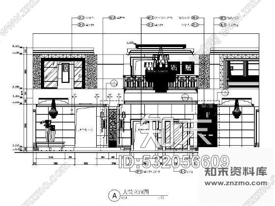 施工图成都某酒店大堂装修图含效果cad施工图下载【ID:532056609】